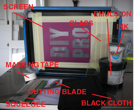 Speedball Screen Printing Kit with Ink, Squeegee, Frame, and UV Light